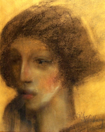 ofra - Pieter van der Westhuizen
320 x 380 mm charcoal on brown paper - signed 
