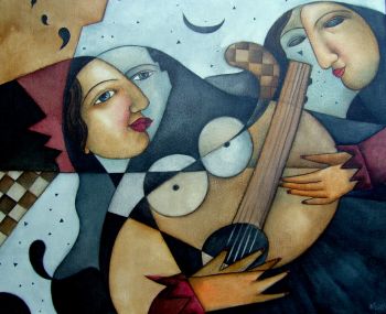 somewhere my love
640 x 770 mm tempera on canvas   -   SOLD
